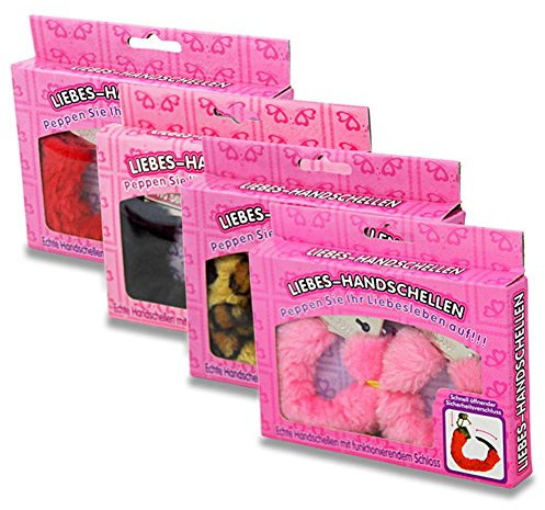 Relaxdays Menottes Noir Fourrure COSTUME_OUTFIT Femme Costume