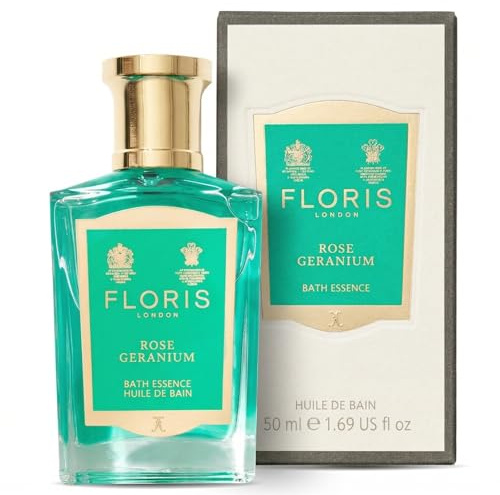 Floris London Rose Geranium Bath Essence, 1.7 Fl Oz
