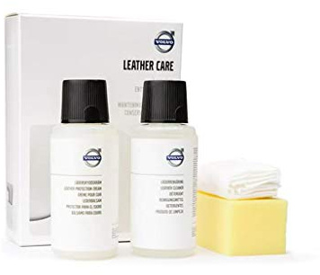 Volvo Original Lederpflegeset 31375176, Lederreiniger 250ml und Lederschutzcreme 250ml