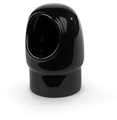 Prevue Pet Products 4 oz. Hooded Ceramic Bird Feeder, Black or White