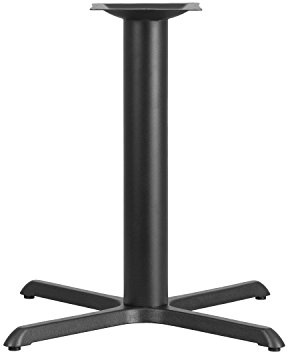 Flash Furniture 33'' x 33'' Restaurant Table X-Base with 4'' Dia. Table Height Column