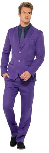 SMIFFYS Il completo Viola, con giacca, pantalone e cravatta Halloween