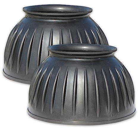 Professional's Choice Pull On Rubber Bell Boots | Black | Large