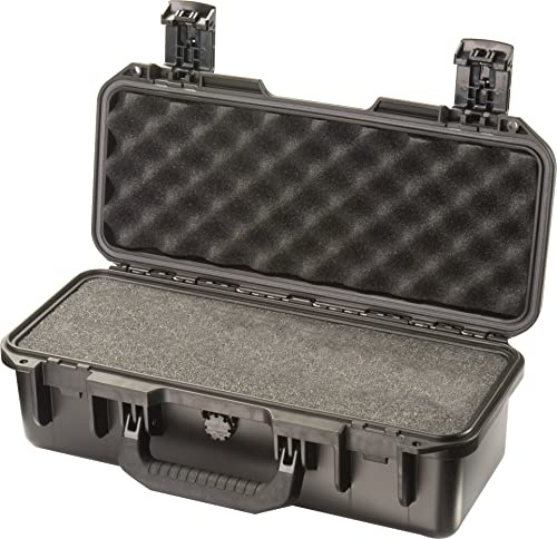 PELI Storm IM2306 stötsäker transportväska för ömtålig utrustning som teleobjektiv, vatten- och dammtät, 11 liters kapacitet, tillverkad i USA, med anpassningsbar skuminredning, svart