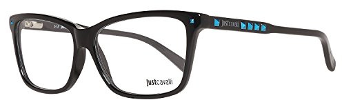 Just Cavalli JC0624 54001 Just Cavalli Brille JC0624 001 54 Rechteckig Brillengestelle 54, Schwarz