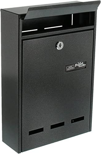 Burg-Wächter, Anlagenbriefkasten, A5 Einwurf-Format, Verzinkter Stahl, Pocket 5871 E, Eisen