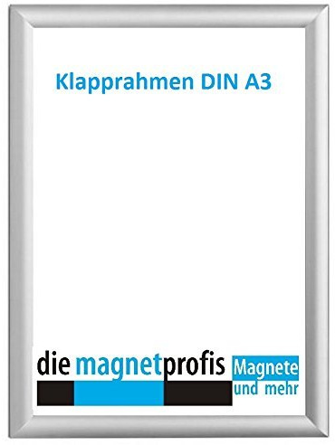 Aluminium Klapprahmen Bilderrahmen A3 460 x 335 mm ****hochwertig**** mit stabiler, Alu beschichteten Rückwand