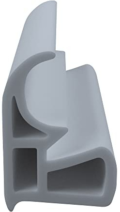 DIWARO.® Stahlzargen-Dichtung SZ163 | grau | 5 lfm für Haus- und Innentüren. Zum Schallschutz und abdichten der Tür. Bestehend aus TPE (Thermoplastischen Elastomer)