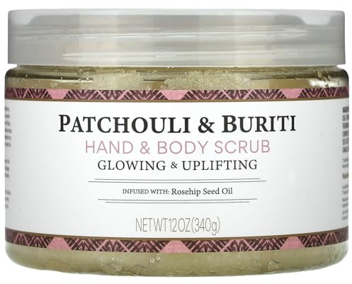 Nubian Heritage Hand And Body Scrub - Patchouli And Buriti - 12 Oz