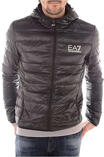 Emporio Armani Herren Train Core Down Hooded Jacket Daunenmantel (1er Pack)
