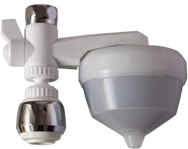 Siroflex 2650/1S Classic UNI 3-A Purificador de agua doméstico con atomizador-aireador con rótula Sirius|Purificador-Filtro de agua para el grifo de la cocina|Eliminación de cloro