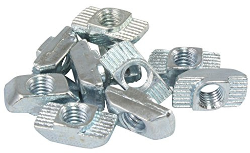 100x Hammermutter Nut 8 - Typ B - M6 Steg 1,5 mm, Stahl verzinkt
