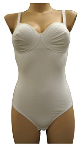 GIOS Body con Spallina Coppa B - Art Peonia (5 IT, Bianco)