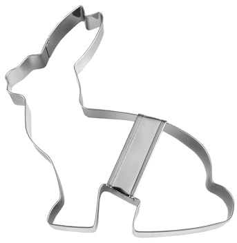 Städter - Premium Ausstechform - Hase sitzend 14 cm - Einzigartiger Ausstecher - Perfekt für Kreative Backkreationen für Ostern