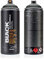Montana Black 400ml | Bomboletta Vernice Spray nero Opaco | super coprente