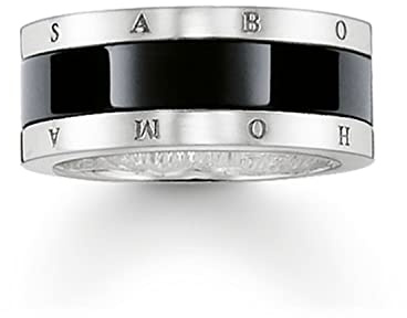 THOMAS SABO Herren-Dezenter Jahrestagring 925 Sterlingsilber mit '- Ringgröße 54 TR1994-454-11-54