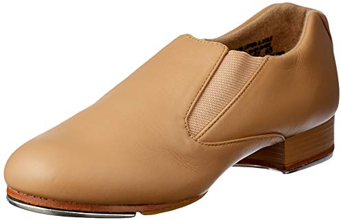 Capezio Riff Slip-On Tap Shoe, Caramel, 9.5 M