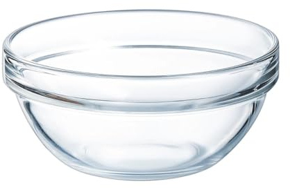 Luminarc Lot de 6 bols à salade empilables en verre Ø 10 cm
