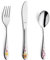 Amefa Juegos de Cubiertos para niños, Acero Inoxidable, Plata, 3-Teilig, Princess