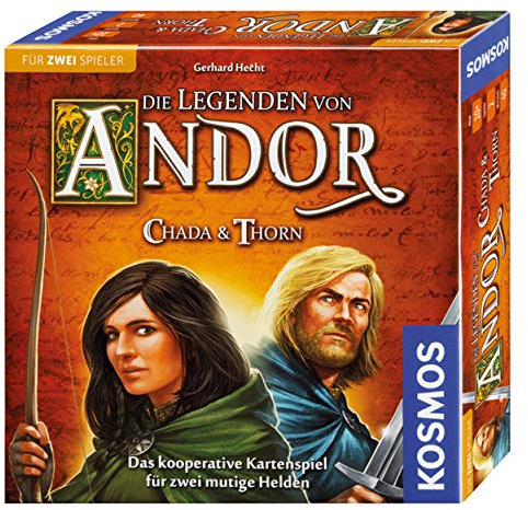 KOSMOS Die Legenden von Andor 692537 - Chada und Thorn, Spiel für zwei