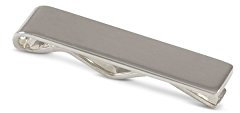ZAUNICK Polierter Krawattenclip, skinny, Silber 925 handgefertigt