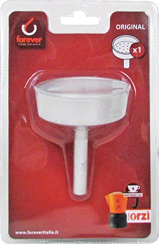 Imbuto di Ricambio, per Miss Orzi, Imbuto Caffettiera Moka, Alluminio (4 Tazze)