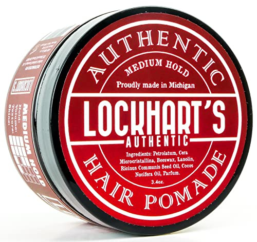 Lockhart's Medium Hold Authentic Hair Pomade 4oz