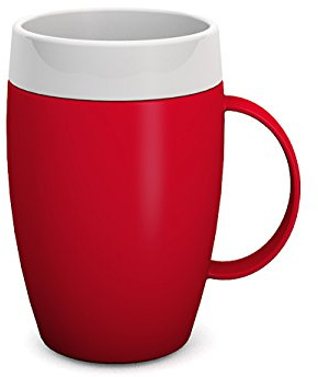 Ornamin Mug with Internal Cone 140 ml Red (Model 905) | Drinking aid, Coffee Cup, Thermo Mug, Cup for Elderly