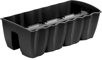 Prosperplast Maceta para Balcon Mod. Crown 600 Antracita