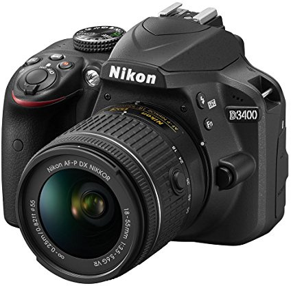 Nikon D3400 18-55mm VR Lens Kit - Cámara digital, incluye AF-P DX NIKKOR 18-55 mm y Nikkor AF-P DX 70-300mm