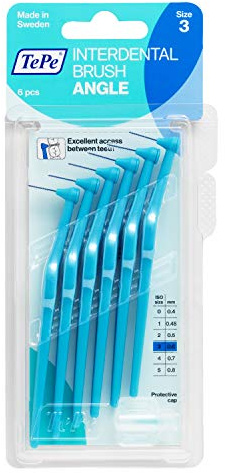 TEPE Angle Interdentalbürste 0,6mm blau 6 St
