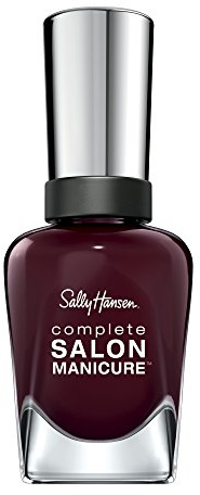 Sally Hansen Complete Salon Manicure Nail Polish Rags to Riches, Bordeaux Keratin Complex Glossy Colour 416, Limited Edition, 1 Pack (1 x 14.7 ml)