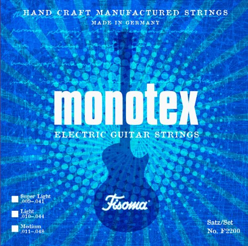 Satz FISOMA MONOTEX E-Gitarrensaiten Super Light
