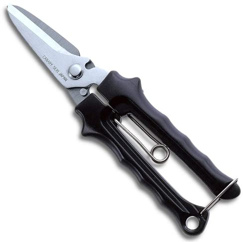 CANARY Heavy Duty Aviation Snips Spring Loaded Tin and Metal Cutting Scissors for Straight Cut and Wire Cut (Arm Wrestler Hard Snips)