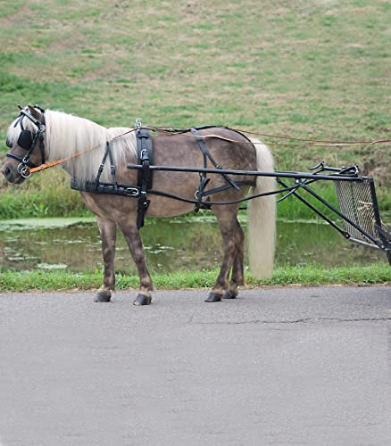 WALDHAUSEN Einspänner Geschirr Economic, Pony und Shetty, PON, schwarz