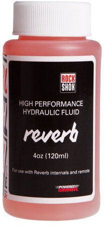 Rock Shox 154093 Reverb Hydraulic Fluid Bottle, Red, 120 ml
