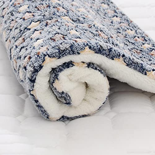 LINGJIONG Couverture apaisante pour Chat, Moelleuses Peluche Couvertures Flanelle pour Chiens Chat Tapis Double Face Lavable Doux et Chauds Housse Compagnie Chien Canapé-lit