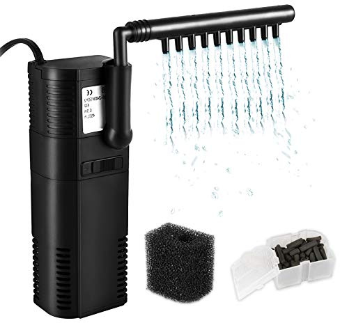 Forever Speed Aquarium Pumpe Filterpumpe Aquarium Innenfilter Aquariumpumpe 450 L/h 6Watt
