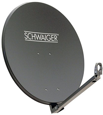 SCHWAIGER 227 Antenna satellitare Antenna offset Braccio di supporto LNB Supporto per albero Antenna satellitare Sistema SAT Acciaio 74,5 x 84,5 cm antracite