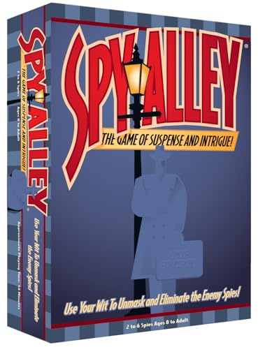 Spy Alley - Mensa Award-Winning Strategy Game - Social Deduction & Bluffing Board Game - Family Game Night Fun - Ages 8+ for 2-6 Players