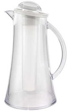Ilsa Karaffe mit Deckel und Kühler Amethyst 2 L