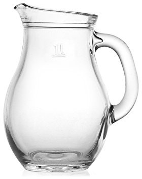 Pasabahce Bistro 80102 - Jarra de cristal (1 L, máx~ 1150 ml)