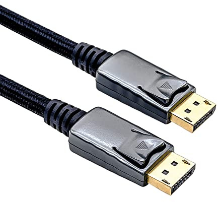 ROLINE DisplayPort Kabel, DP-DP, v1.2, ST - ST, schwarz-metallic, 3 m