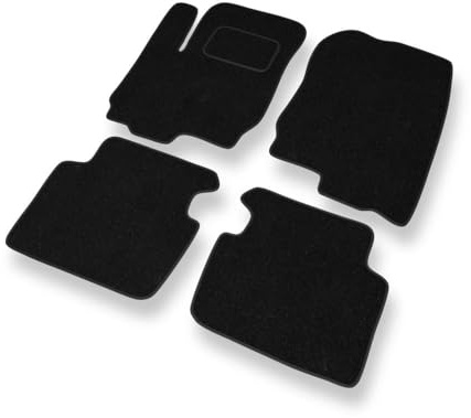 Mossa Fußmatten passend für Mitsubishi Colt VI (2004-2008) 4 STK. schwarz S | Hatchback