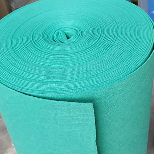Yimihua 3mm Dicker Filz Stoff, Filzstoff Bastelfilz Farbig Filz Blätter Vliesstoff 100 x 100 cm Kinder DIY Zubehör zum Handwerk Nähen Projekte,Blau(Size:1m*4m)