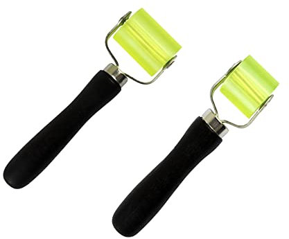 Floatdream 2 Pezzi Rullo a Pressione, Rullo a Pressione per Isolamento Acustico Auto, Rullo a Pressione in Gomma, per La Bordatura e La Saldatura di Teloni In PVC