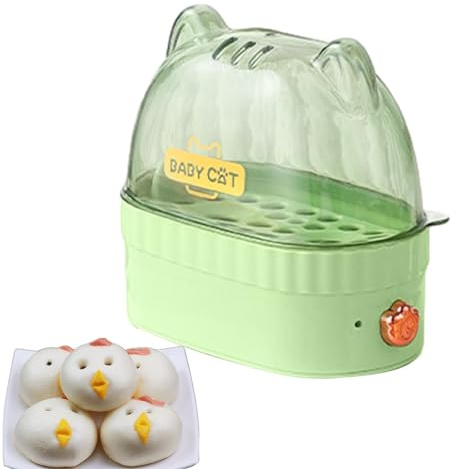 Retorno Egg Boiler, Egg Cooker - 2 Eggs Capacity Easy Electric Poacher - Egg Boiler, Safety and Auto Shut-off Function, Egg Cooker for Soft, Half and Hard-Boiled Eggs