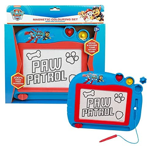 Paw Patrol Magnetisches Zeichenbrett mit Stift und Formen Zeichentafel