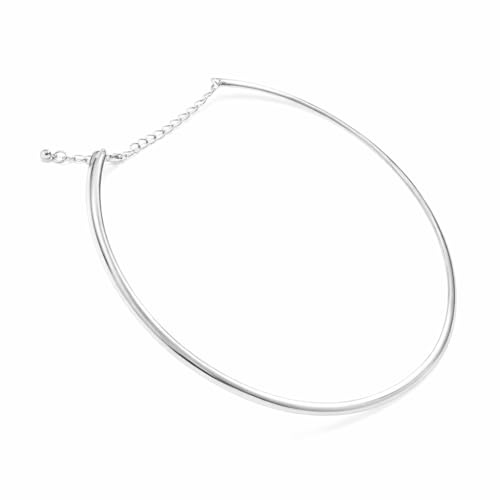 MAJALE Collana girocollo in ottone, chiusura regolabile, gioiello da donna, taglia unica, collana da donna con diametro di 13 cm, Talla Única, Ottone