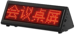 Programmierbares LED-Display, wiederaufladbarer LED-Desktop-Bildschirm, programmierbares dreieckiges Desktop-LED-Display mit hoher Helligkeit und HD-Auflösung (Farbe: einseitig)